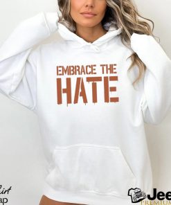 Nicole Wearing Texas Embrace The Hate Shirt