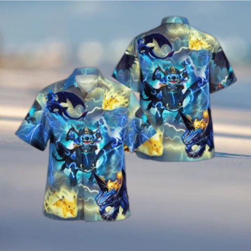 Night Fury On The Sky Hawaiian Shirt