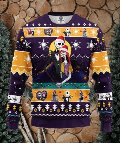 Nightmare Before Christmas Jack Skellington Sally Ugly Christmas Sweater For Men Women