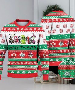 Nightmare Christmas Ugly Christmas Knitted Sweater, Christmas Ugly Sweater