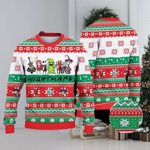 Nightmare Christmas Ugly Christmas Knitted Sweater, Christmas Ugly Sweater