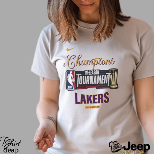 Nike Champions In Season Tournament NBA Los Angeles Lakers shirt