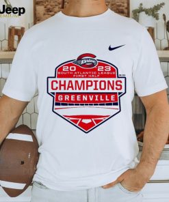 Nike Greenville Drive 2023 South Atlantic League First Half Champions logo shirt