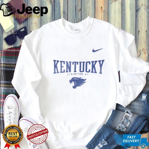 Nike Kentucky Wildcats Grey Classic Core Cotton Logo T Shirt