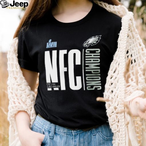 Nike Philadelphia Eagles 2022 NFC Champions LVII logo shirt