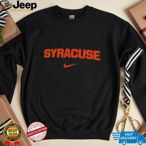 Nike Syracuse Orange Dri FIT Velocity Football Team Issue T Shirt