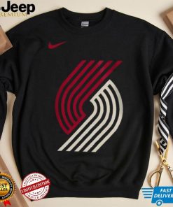 Nike Youth 2023 24 City Edition Portland Trail Blazers Essential Logo T Shirt