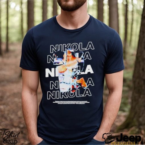 Nikola Jokic Denver Nuggets Broken Mirror Shirt