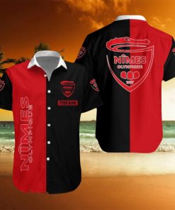 Nimes Olympique Hawaiian Shirt Style Gift For Men And Women