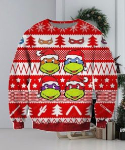 Ninja Turtles Knitting Pattern Ugly Sweater For Woman