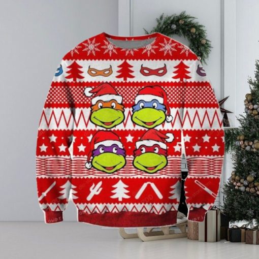 Ninja Turtles Knitting Pattern Ugly Sweater For Woman