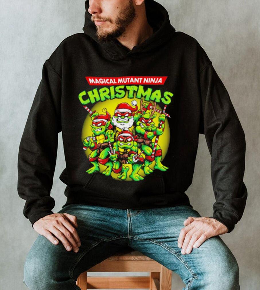 Ninja turtle style Christmas magical mutant ninja Christmas shirt - Limotees