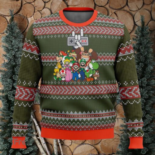 Nintendo 3D Ugly Christmas Sweater Christmas Holiday Gift