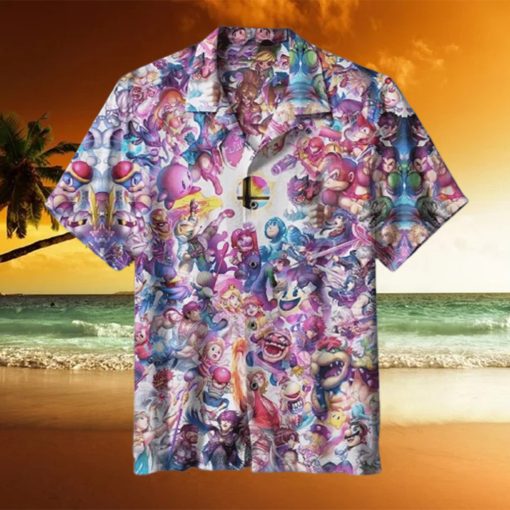 Nintendo Game Characters Collection Pokemon Hawaiian Shirt