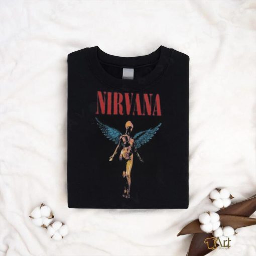 Nirvana Uterus Angelic Band Logo Shirt