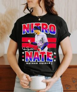 Nitro Nate Nathan Eovaldi Texas Rangers player signature T shirt