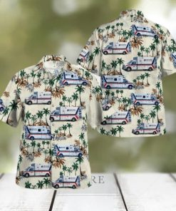 Nlmp2605Bg13 Keener Township Ambulance Service  Demotte  Indiana Hawaiian Shirt