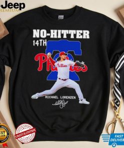 No Hitter 14th Michael Lorenzen signature shirt