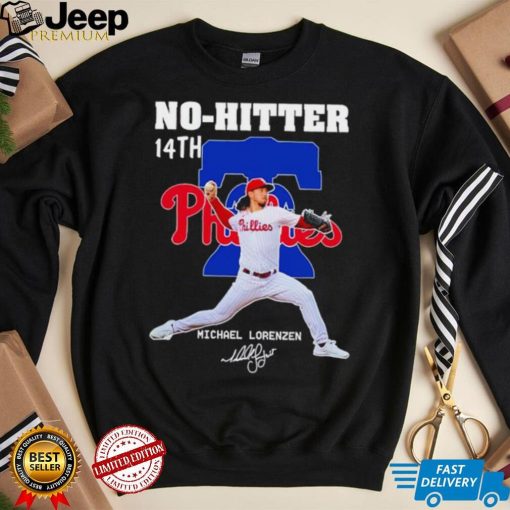 No Hitter 14th Michael Lorenzen signature shirt