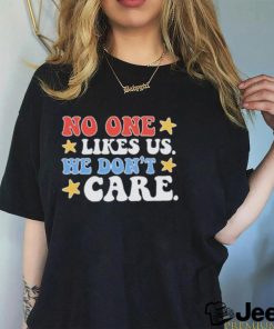 No One Likes Us USA Stars Vintage Shirt