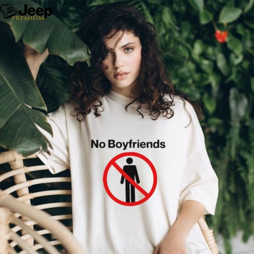 No boyfriends shirt