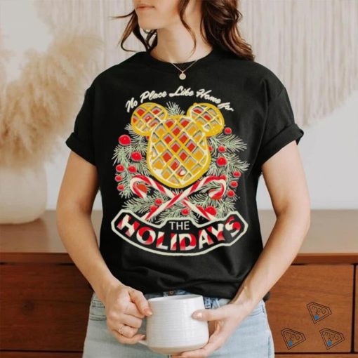 No place like home for The Holidays Waffle shirt