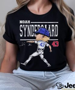 Noah Syndergaard Los Angeles D Cartoon signature shirt