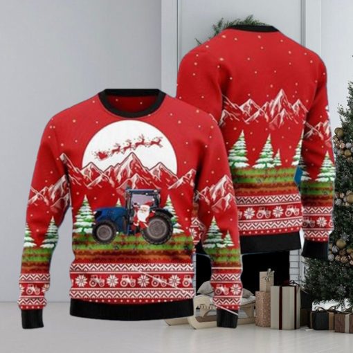 Noel Tractor Ugly Christmas Sweater