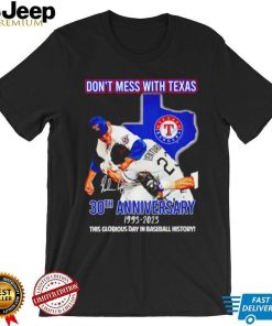 Nolan Ryan vs Robin Ventura don’t mess with Texas 30th anniversary 1993 2023 this glorious day in baseball history funny shirt