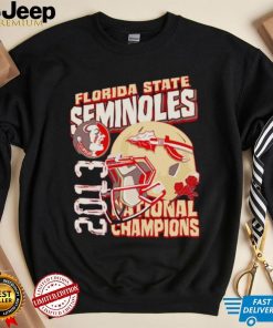 Noles Seminole 2013 National Champions logo shirt