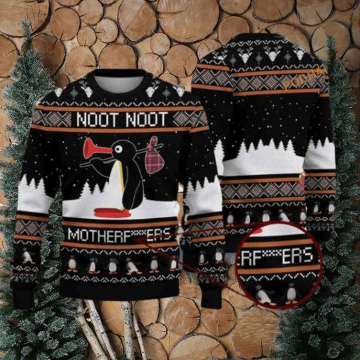 Noot Motherfuers Mens Colorful 3D Ugly Holiday Sweater