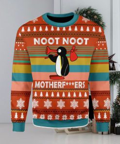 Noot Noot Pingu Meme Noot Noot Motherfkers Funny TV Series Ugly Christmas Sweater Xmas Gift Men And Women Christmas Sweater