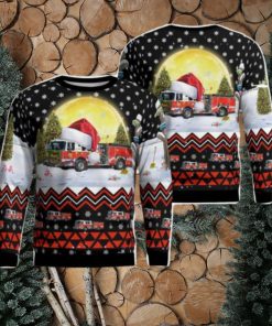 North Brunswick Volunteer Fire Company 2 Christmas AOP Ugly Sweater Xmas Christmas Hoilday Gift