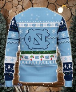 North Carolina Tar Heels NCAA Grinch Hand Funny Christmas Gift Ugly Christmas Sweater Gift Ideas For Fans