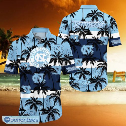 North Carolina Tar Heels Tropical Palm Tree Trending Summer Aloha Hawaiian Shirt