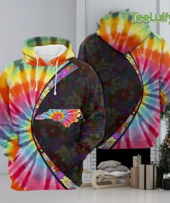 North Carolina Tie Dye 3D Printed Hoodie