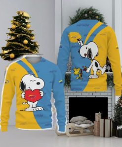 North York Astros Snoopy Cute Heart American Sports Team Funny 3D Sweater For Men And Women Gift Christmas
