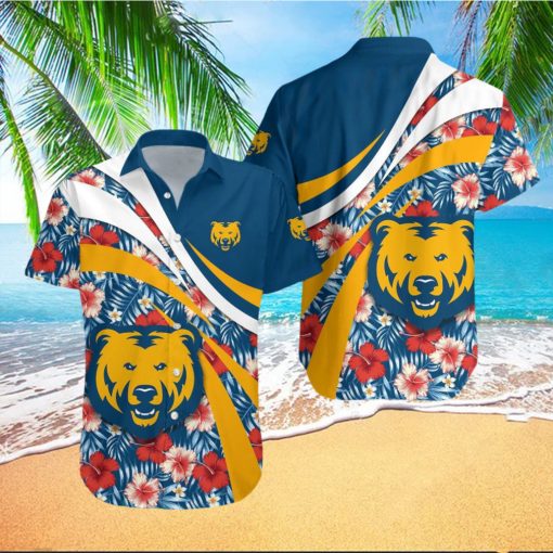 Northern Colorado Bears 3D Hawaiian Shirt Hibiscus Sport Style NCAA Summer Beach For Fans Gift