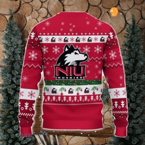 Northern Illinois Huskies NCAA Grinch Hand Funny Christmas Gift Ugly Christmas Sweater Gift Ideas For Fans