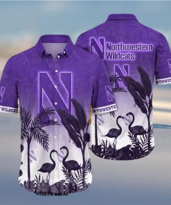 Northwestern Wildcats NCAA Flower All Over Print Unisex Hawaiian Shirt