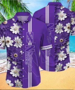 Northwestern Wildcats NCAA Flower Hawaiian Shirt