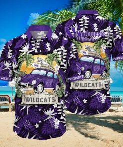 Northwestern Wildcats NCAA Hawaiian Shirt Vacationtime Aloha Shirt