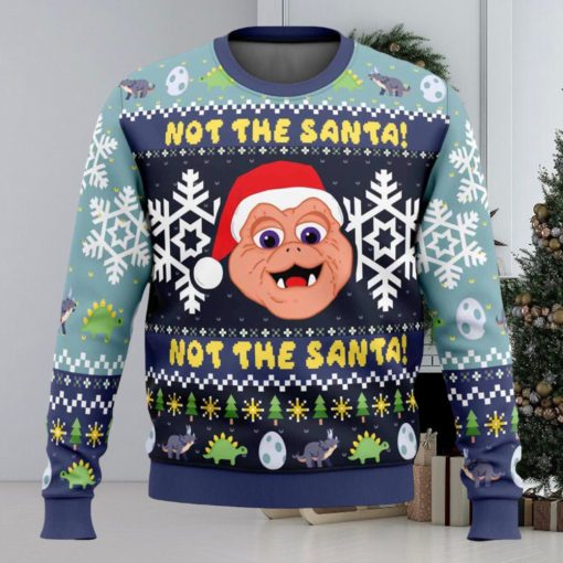 Not the Santa Dinosaurs Ugly Christmas Sweater