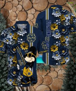 Notre Dame Fighting Irish Hawaiian Shirt Mickey Love Surfing Trending Summer Gift