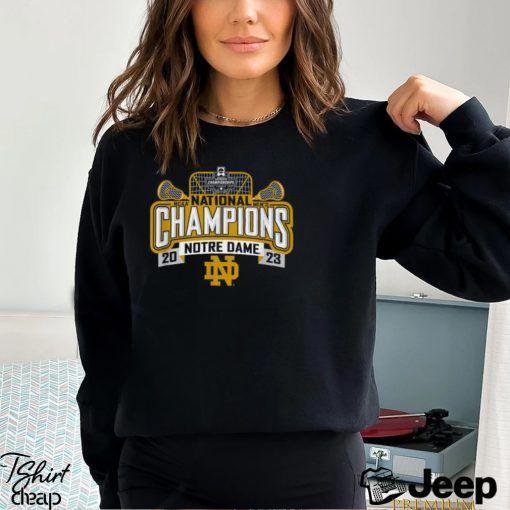 Notre Dame Fighting Irish National Champs Lacrosse 2023 T Shirt