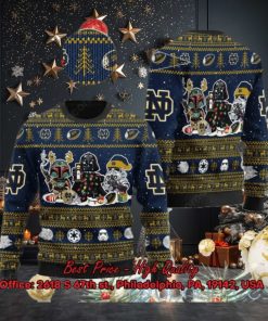 Notre Dame Fighting Irish Star Wars Ugly Christmas Sweater