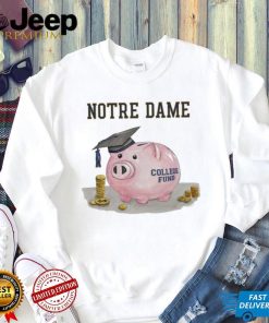 Notre Dame Fighting Irish Tiny Turnip Infant Piggy Bank Shirt