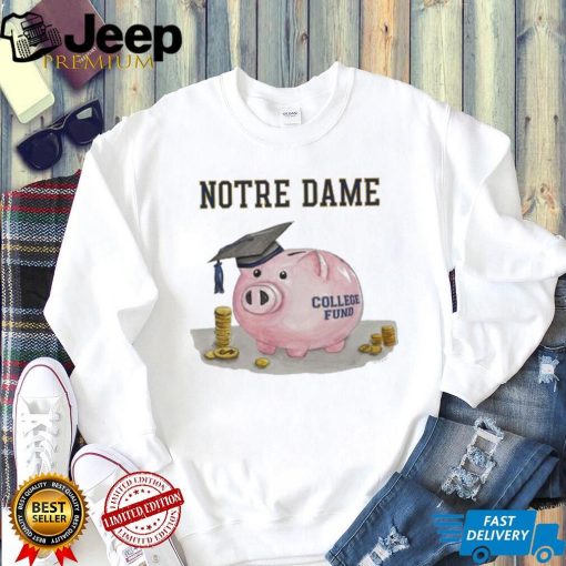 Notre Dame Fighting Irish Tiny Turnip Infant Piggy Bank Shirt