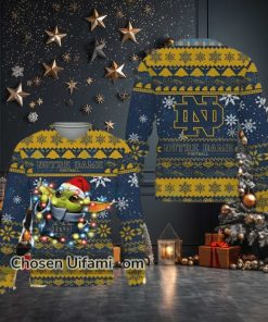 Notre Dame Xmas Sweater Stunning Baby Yoda Notre Dame Christmas Gift