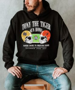 Notre dame fighting irish vs Oregon state beavers 2023 tony the tiger sun bowl shirt